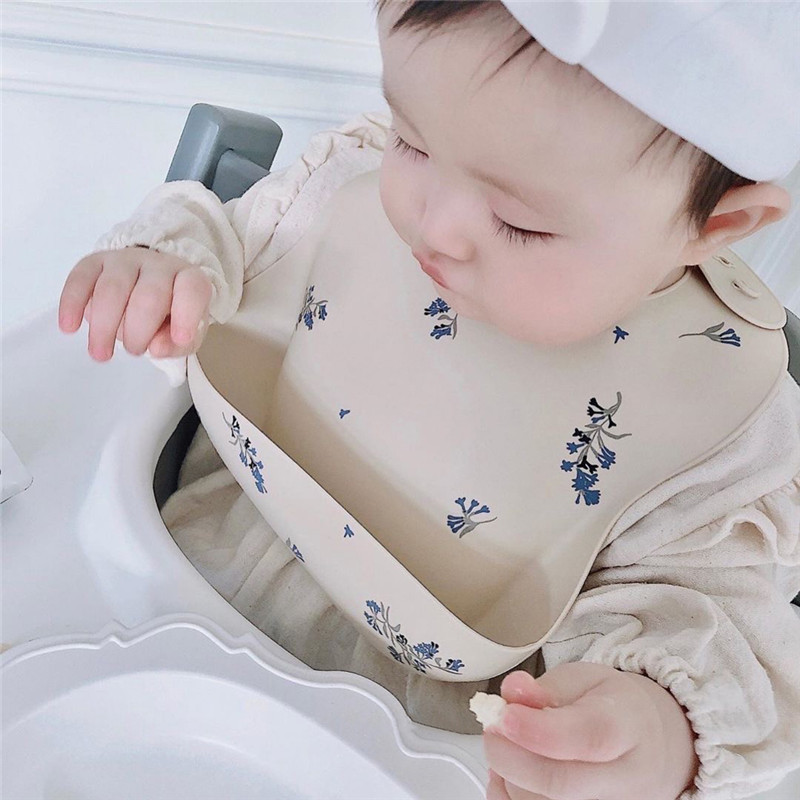 Baby Food Quality - Корейский водонепроницаемый мягкий силиконовый нагрудник для