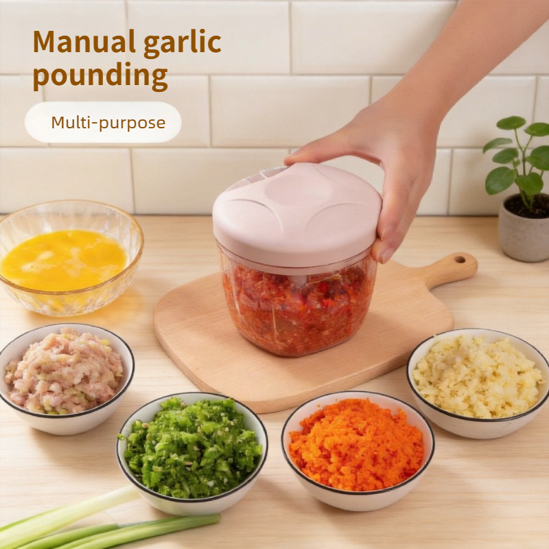Baby Food Processor - Большая ручная чеснокодавка-измельчитель, прочная кухонная толкушка