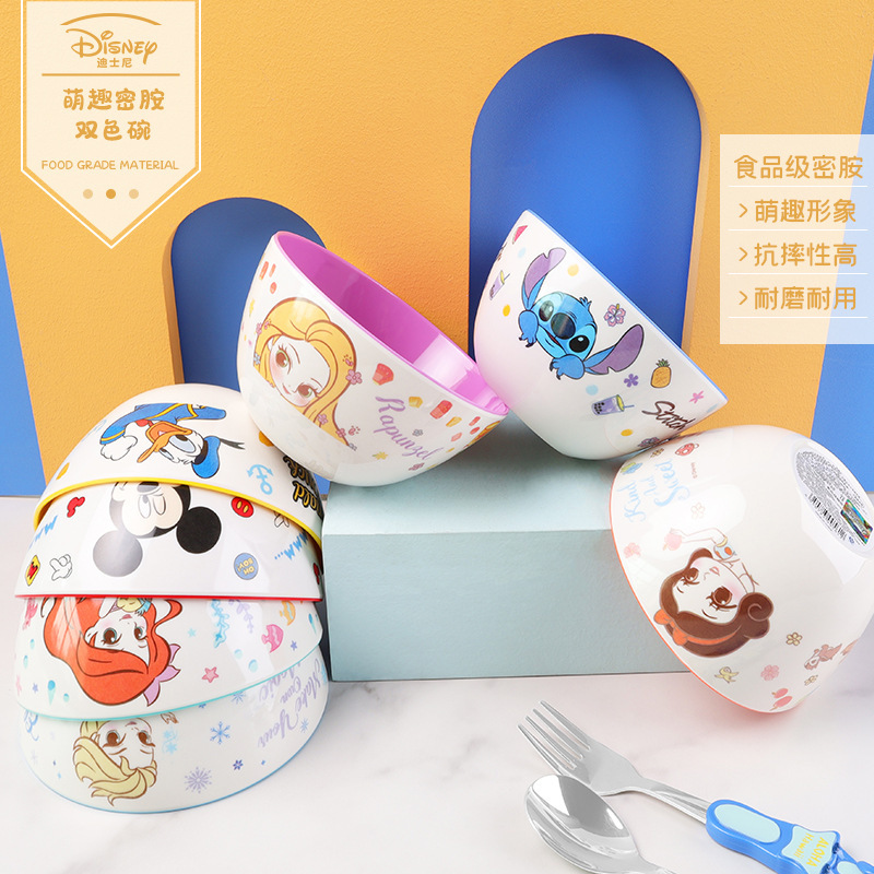 Baby Food Quality - Детская меламиновая тарелка с мультяшными персонажами: