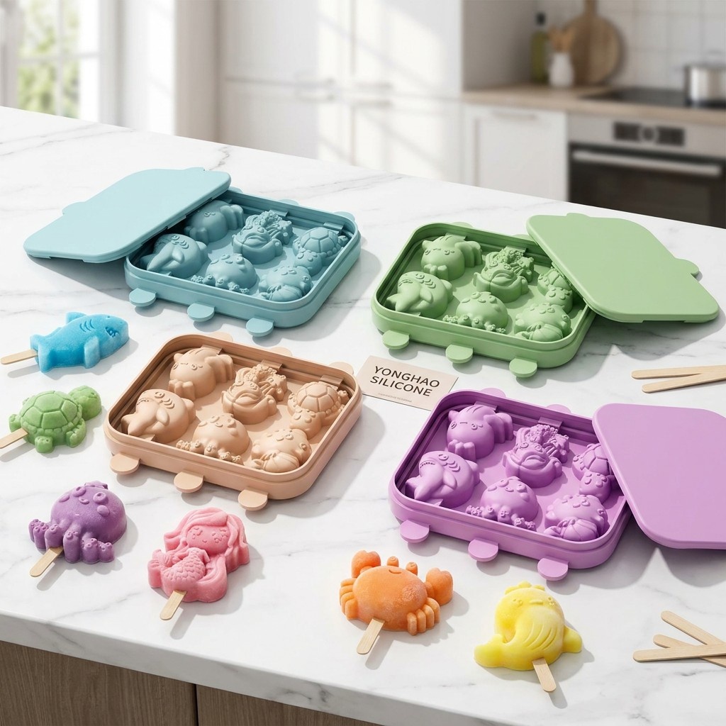 Baby Food Jelly - Силиконовая форма на 6 ячеек «Русалки