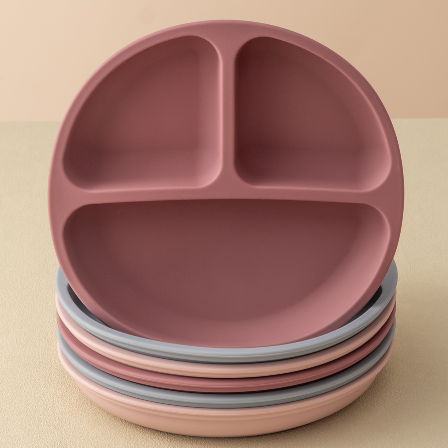Baby Food Bowl - 1 шт., детская присоска, силиконовая обеденная