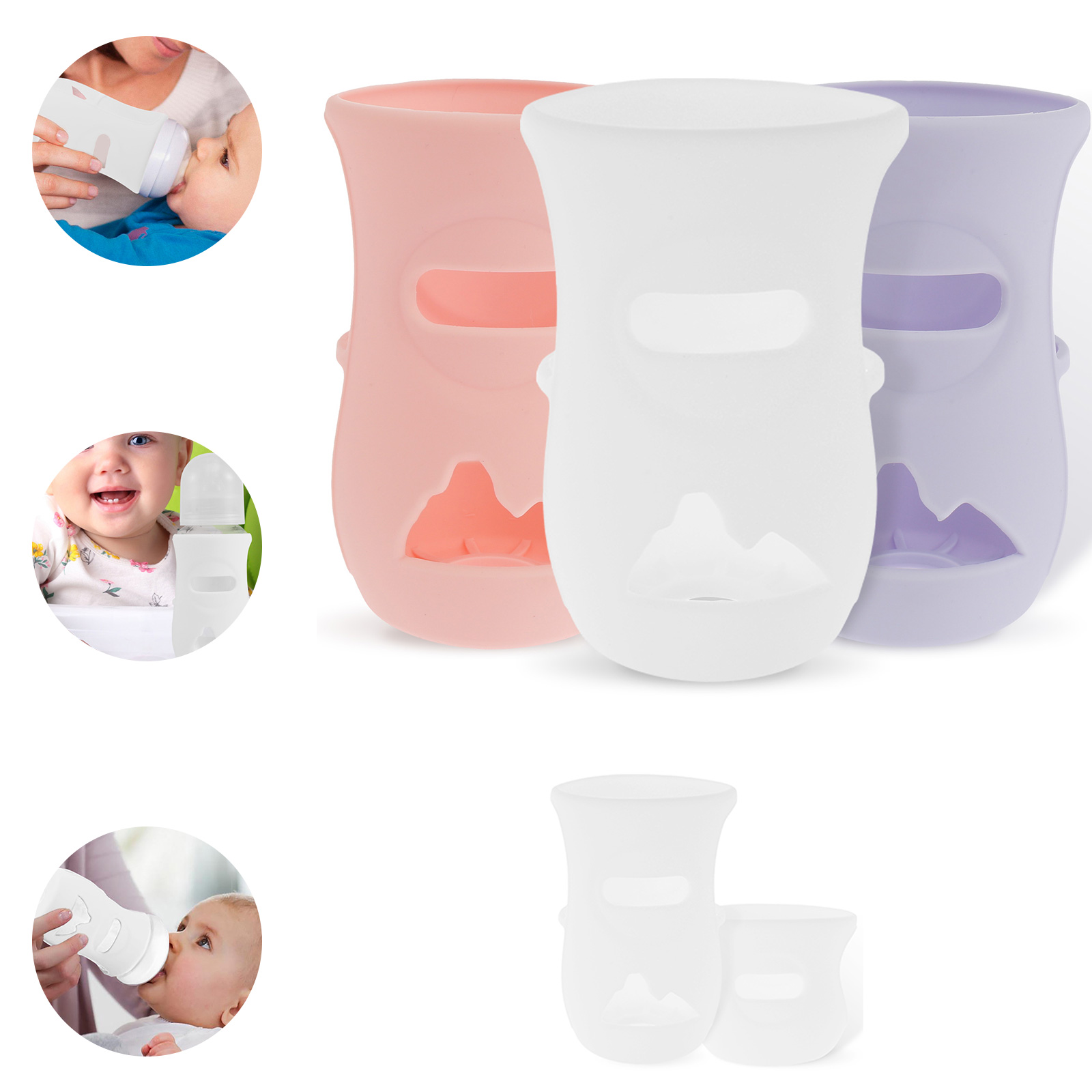Baby Food Glass - Силиконовые рукава Силиконовый чехол для детской