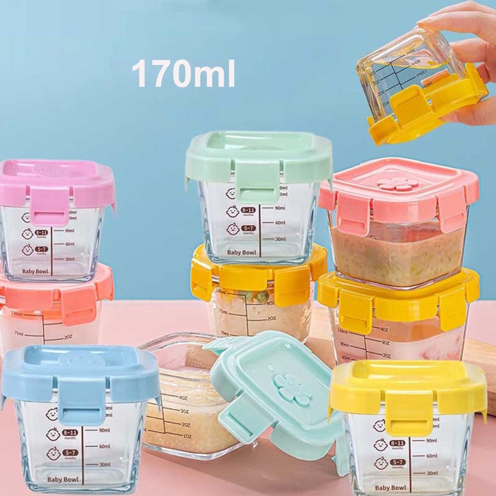 Baby Food Glass - Стеклянный контейнер для хранения еды, 170