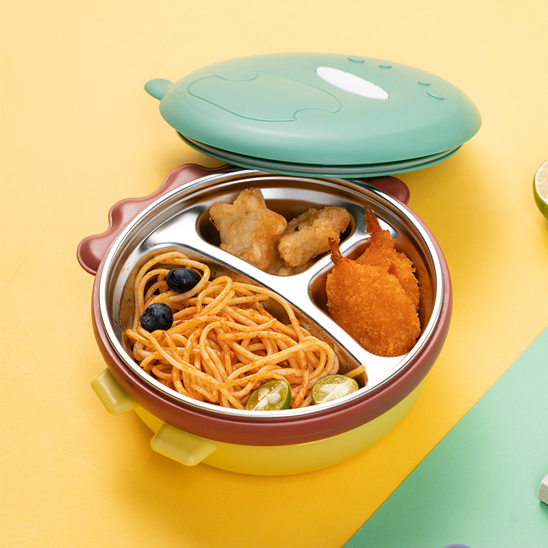 Baby Food Bowl - Детская разделительная тарелка из нержавеющей стали,