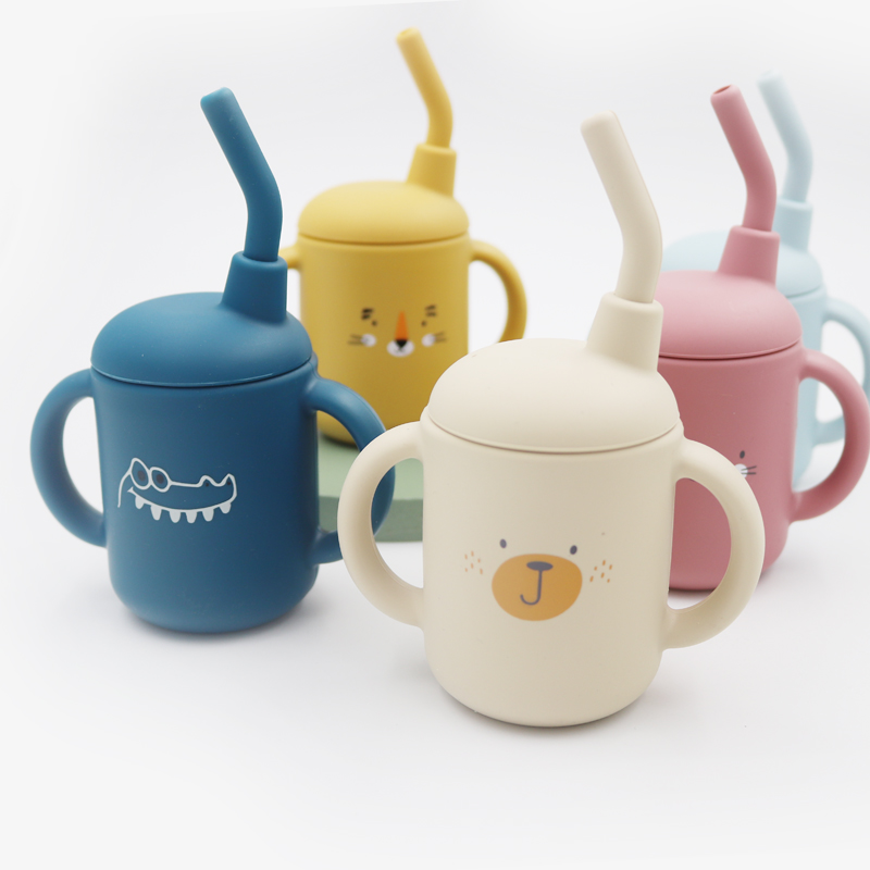 Snack Cup Toddler - Новая детская силиконовая чашка-непроливайка объемом 120