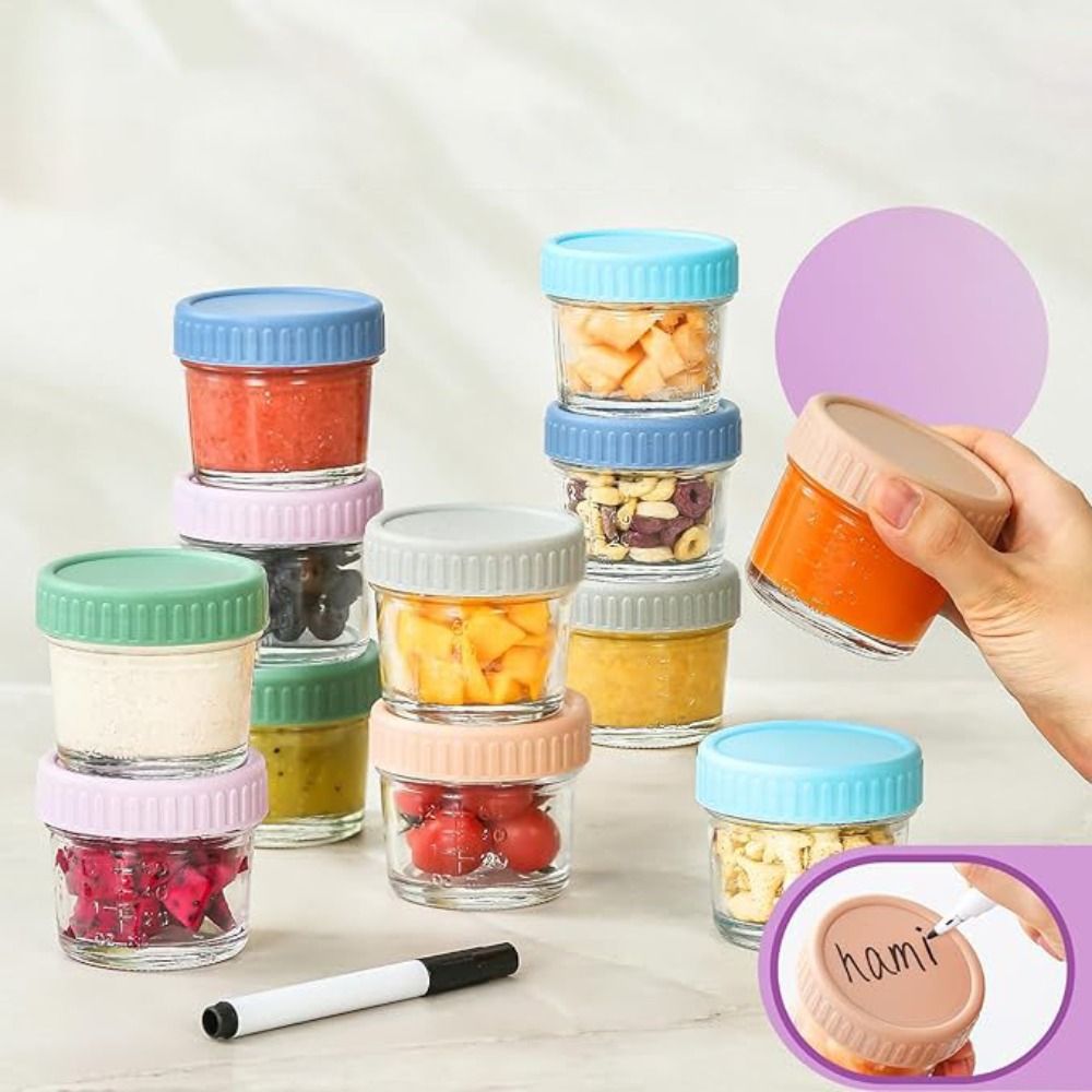 6 шт., стеклянная банка Mason  – обзор и цена Baby Food Glass