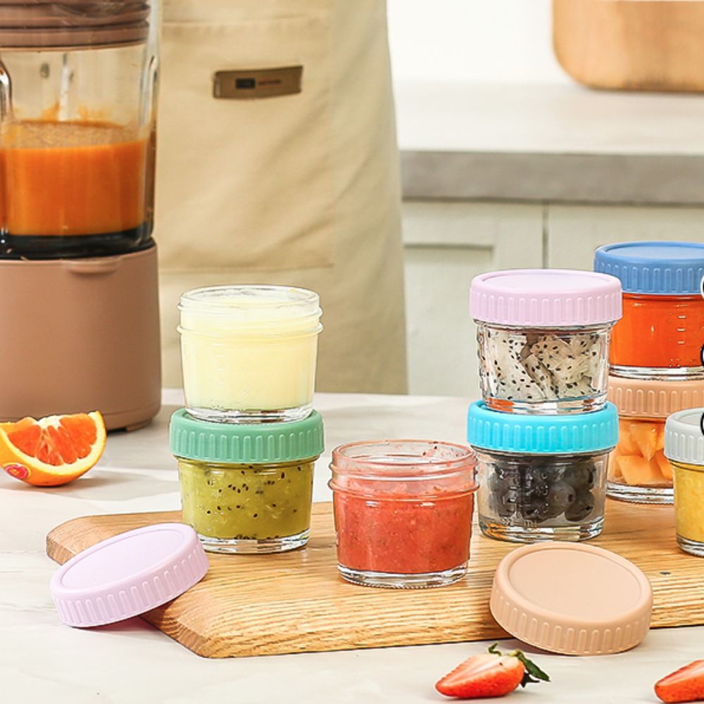 6 шт., стеклянная банка Mason  – обзор и цена Baby Food Glass