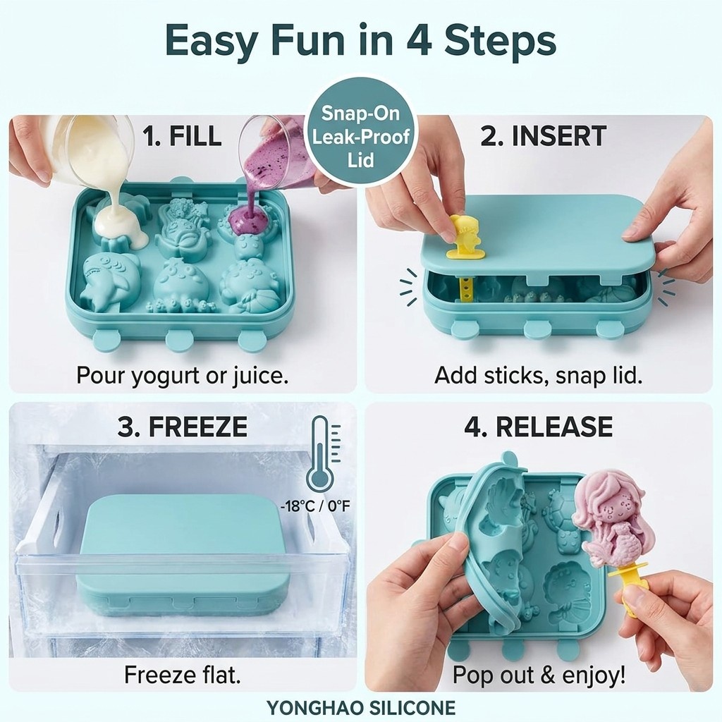 Силиконовая форма на 6 ячеек « – обзор и цена Baby Food Jelly