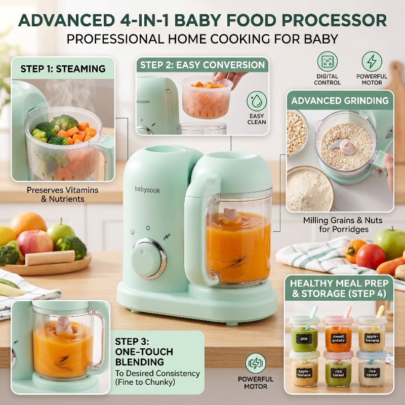 Маленькая автоматическая высок – обзор и цена Baby Food Gerber