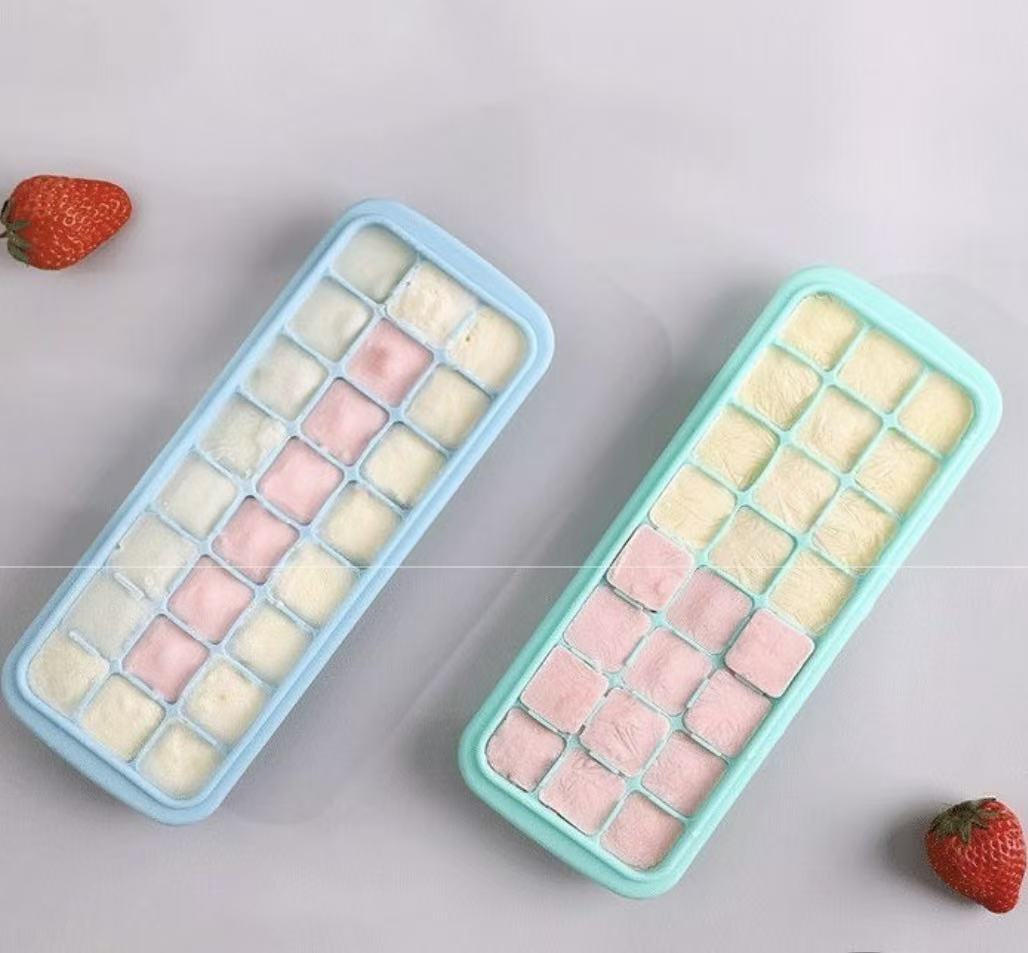 Силиконовый лоток для кубиков  – обзор и цена Baby Food Freezer Tray