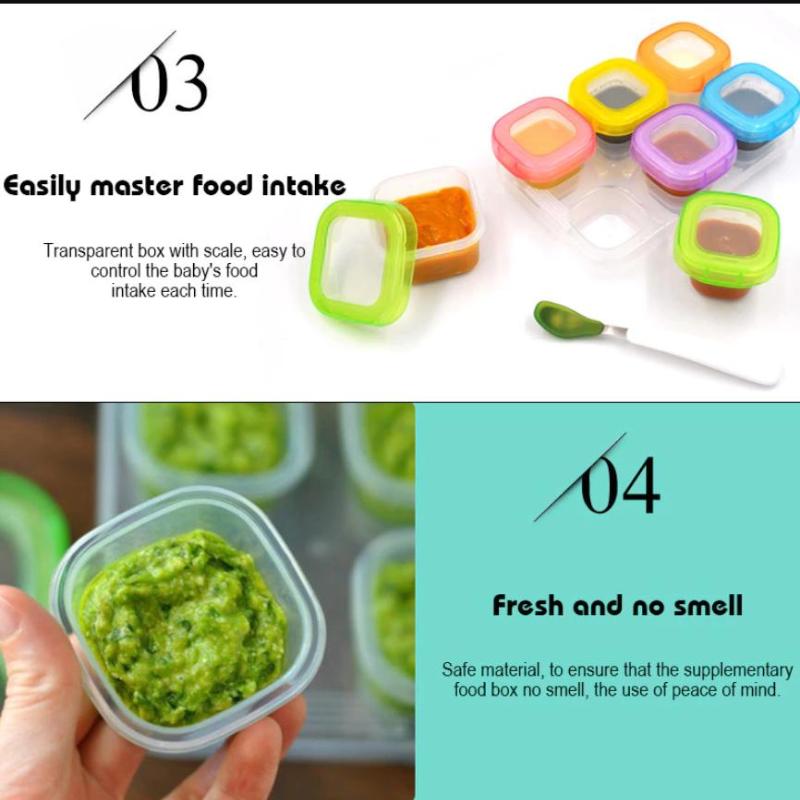 4/6 шт. контейнеров для хранен – обзор и цена Baby Food Freezer Tray