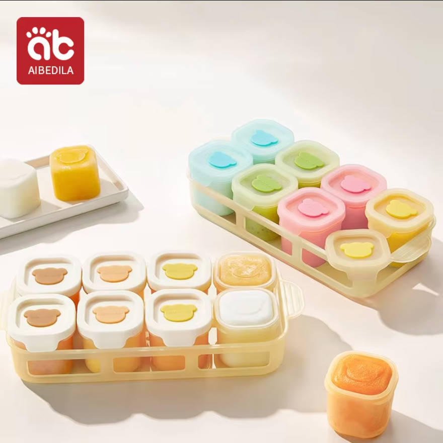 AIBEDILA Детский силиконовый к – обзор и цена Baby Food Freezer Tray