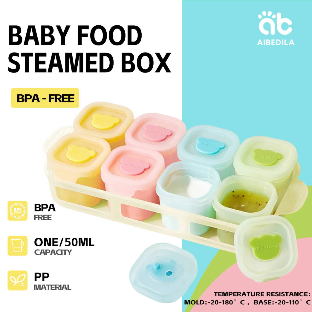 AIBEDILA Детский силиконовый к – обзор и цена Baby Food Freezer Tray
