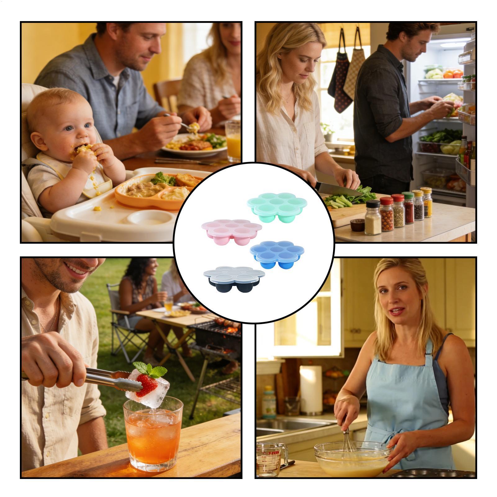 Многоразовые силиконовые формы – обзор и цена Baby Food Jelly