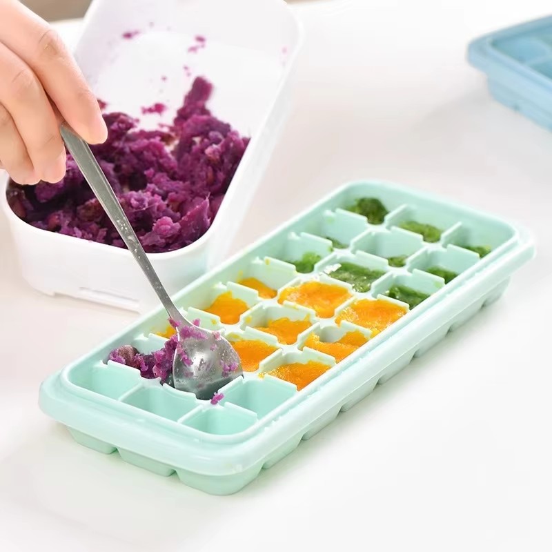 Силиконовый лоток для кубиков  – обзор и цена Baby Food Jelly